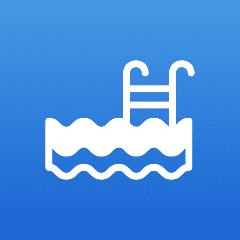 Water waves graphic illustration